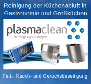 Plasma-Clean - Fett, Rauch und Geruchsbeseitigung